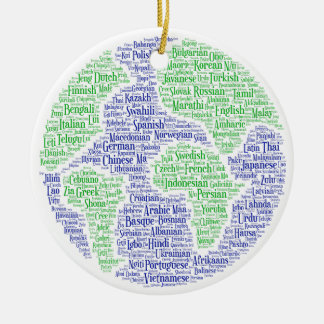 Een wereld van talen ornament