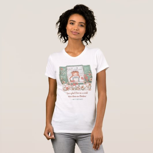 Een wereld waar oktober is t-shirt (Voorkant volledig)