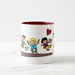 Een werk van HeART Tweekleurige Koffiemok