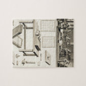 Een werkplaats en werktuigen voor papiermachines v legpuzzel (Horizontaal)