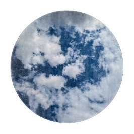 Een werveling in de wolken snijplank
