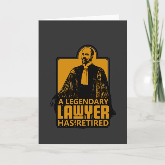 Een wettige advocaat is in vrijheid gesteld kaart (Voorkant)
