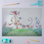Een Whimsical Mouse Artiste Tissuepapier (Craft)