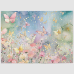 Een Whimsical Vlinder Serie Design 6 Tissuepapier