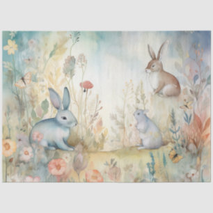 Een Whimsical Woodland Serie Ontwerp 2 Tissuepapier