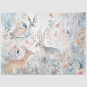 Een Whimsical Woodland Serie Ontwerp 4 Tissuepapier
