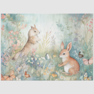 Een Whimsical Woodland Serie Ontwerp 8 Tissuepapier