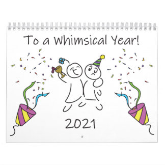 Een whimsical Year Agenda Kalender