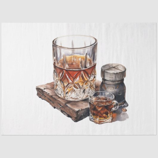 Een  Whiskey Design Series 2 Tissuepapier (Voorkant)