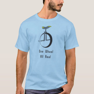 één wiel houdt het echt t-shirt