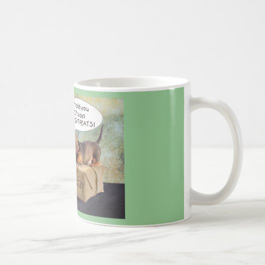 Een wiener-hondenverjaardag koffiemok (Rechts)