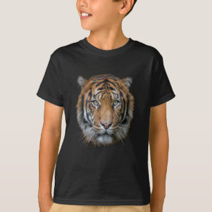 Een wild Bengalen tijgergezicht T-shirt