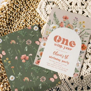 Een wild jaar verjaardag uitnodiging