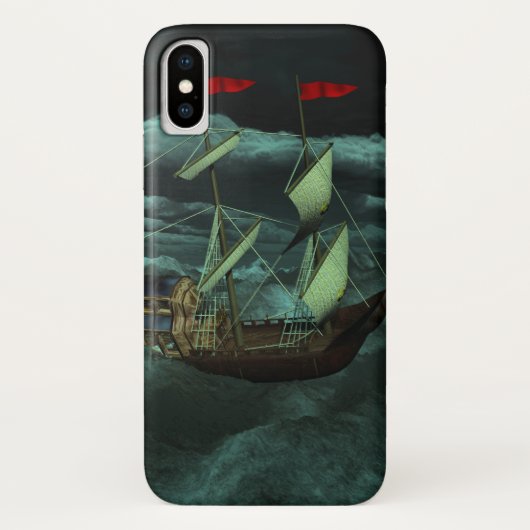 Een Wilde en Stormy Zee iPhone Case-Mate Case (Achterkant)