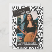 Een wilde, foto Afstuderen aankondiging (Voorkant)