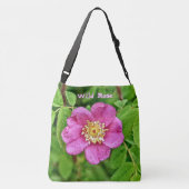 Eén wilde Roos Crossbody Tas (Achterkant)