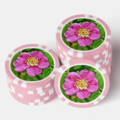 Eén wilde Roos Poker Chips (Opstapeling)