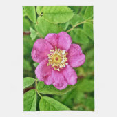 Eén wilde Roos Theedoek (Verticaal)