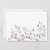 Een Wildflower bruiloft flat dank u kaart (Achterkant)