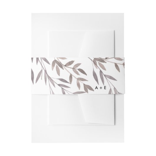 Een Wildflower bruiloft Uitnodigingen Wikkel (Voorkant Voorbeeld)