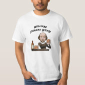 Een William Shakespeare Funny Tshirt (Voorkant)