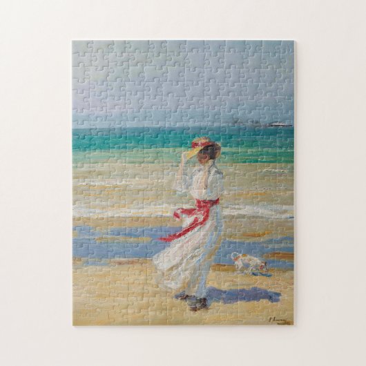 Een winderige dag | Sir John Lavery Legpuzzel (Verticaal)