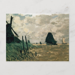 Een windmolen nabij Zaandam Briefkaart