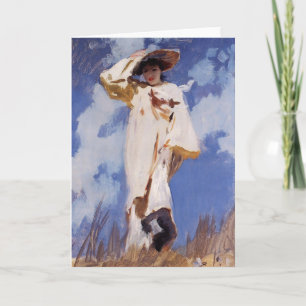 Een windvlaag van Wind door John Singer Sargent Kaart