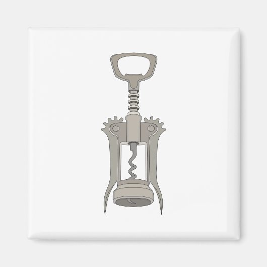 Een Wing Kurkentrekker Magneet (Voorkant)