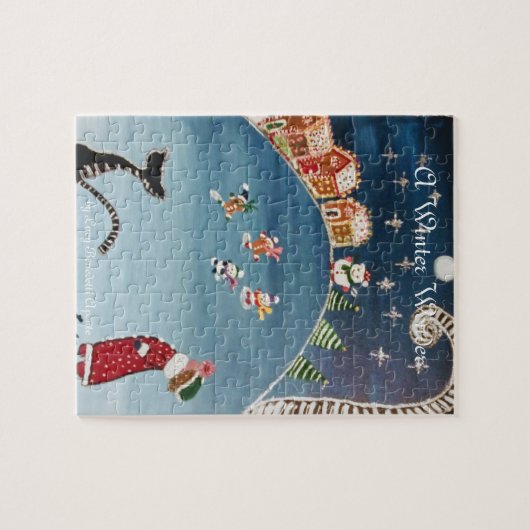 Een Winter Wonder Jigsaw puzzel (Horizontaal)