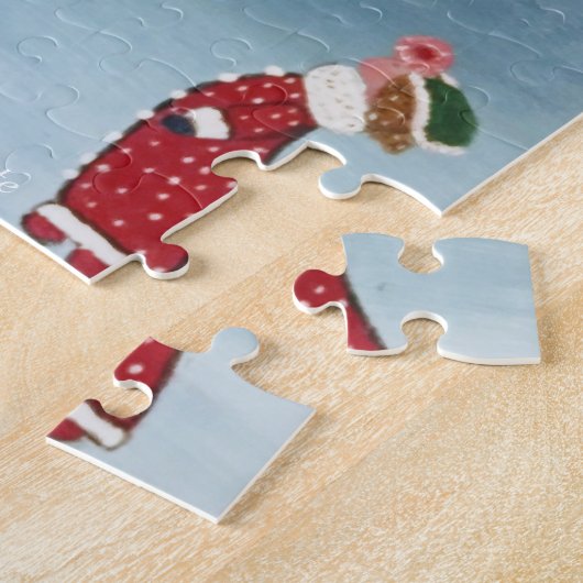 Een Winter Wonder Jigsaw puzzel (Zijkant)