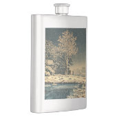 Een winterdag op de Sumida rivier in Japan Flacon (Rechts)