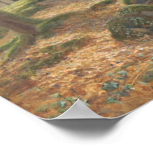 Een winterochtend - James T. Watts Fine Art Poster (Hoek)