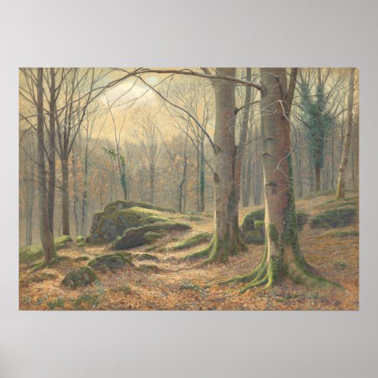 Een winterochtend - James T. Watts Fine Art Poster (Voorkant)