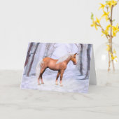 Een Wintersteen Kaart (Gele Bloem)