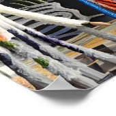 Een winterwonder Diorama-Land Ken Gage Poster (Hoek)