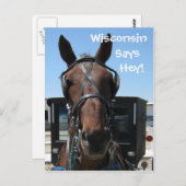 Een Wisconsin. Briefkaart (Voorkant / Achterkant)