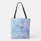 Een Wish Dandelion en een Butterfly Design Tas mak (Achterkant)
