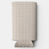 Een witte achtergrond met bruine stippen erop (Achterkant)