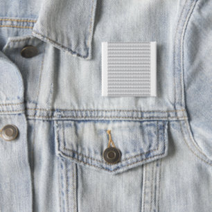 Een witte achtergrond met een patroon van cirkels vierkante button 5,1 cm