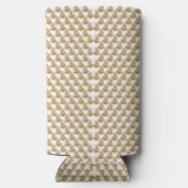 Een witte achtergrond met een patroon van groene b (Achterkant)