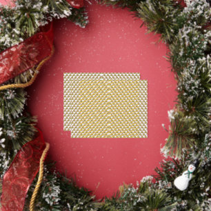 Een witte achtergrond met groene bladeren erop folie feestdagen briefkaart