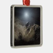 Een witte dwergster metalen ornament (Rechts)