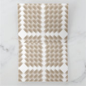 Een witte, gelijkzijdige driehoek in het midden va kaart (Binnen)