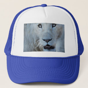 Een witte leeuw in Zuid-Afrika Trucker Pet