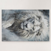 Een witte leeuw puzzel (Horizontaal)