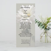 Een Witte Madelief Programma (Staand voorkant)