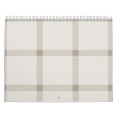 Een witte vorm geoptimaliseerd in ontwerp, met een kalender (Hoes)