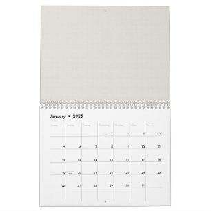 Een witte vorm geoptimaliseerd in ontwerp, met een kalender