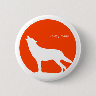 Een Wolf die Schapen droogt - knoop Ronde Button 5,7 Cm